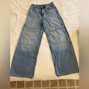 Madewell Superwide-Leg Jeans in Larkins Wash. size 26.